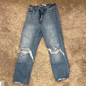 Abercrombie and Fitch Size 25 Ultra High Rise Ankle Straight Jeans